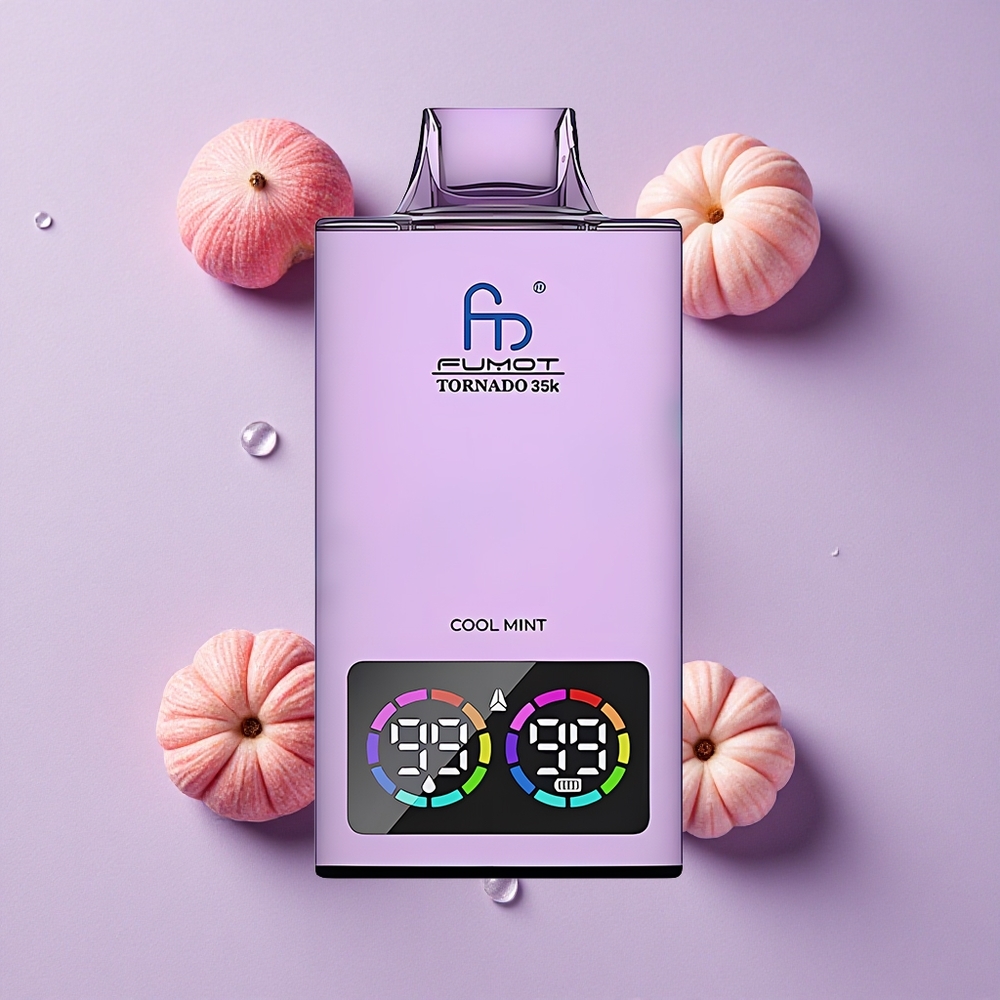 Menthe Fraîche Fumot Tornado 35000 Double Bobine et Indicateur de E-liquide vente en gros Suisse