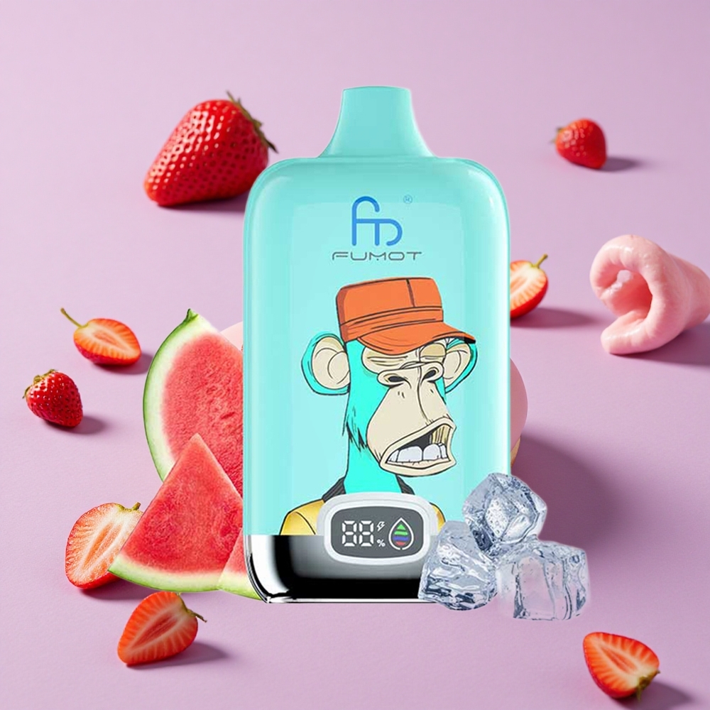 Beignet Fraise Fumot Tornado Digital Box 12000 Puffs 20ml MTL vente en gros Suisse
