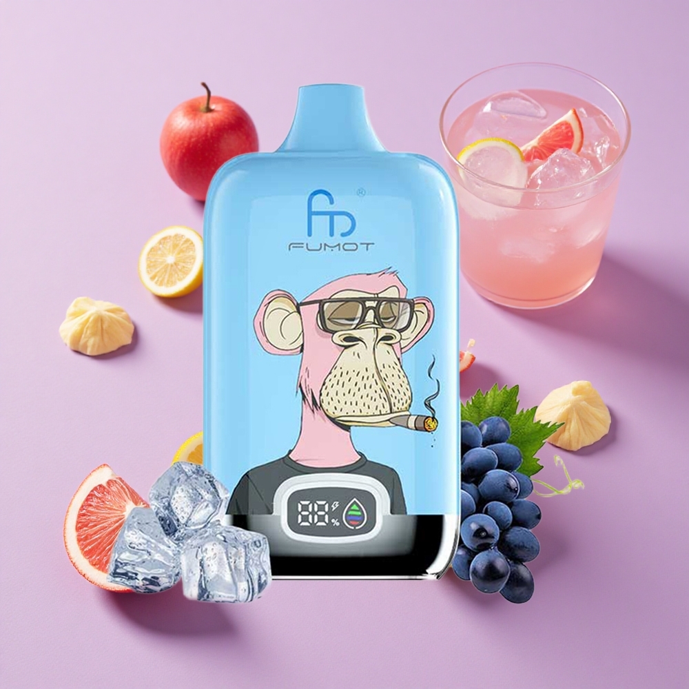 Citron Rose Fumot Tornado Digital Box 12000 Puffs 20ml 0% 2% 3% 5% Nicotine vente en gros Suisse