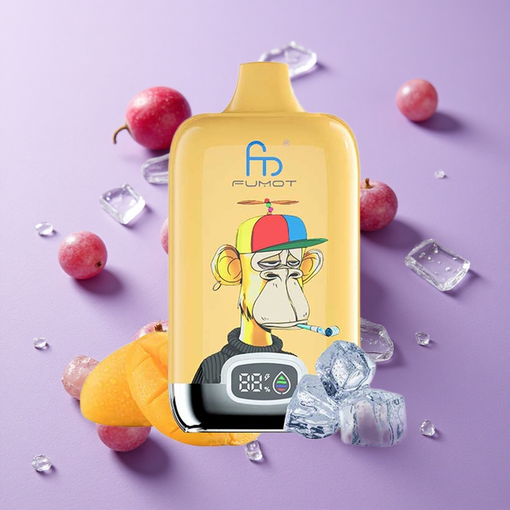 Glace Raisin Fumot Tornado Digital Box 12000 Puffs 20ml 0% 2% 3% 5% Nicotine vente en gros Suisse