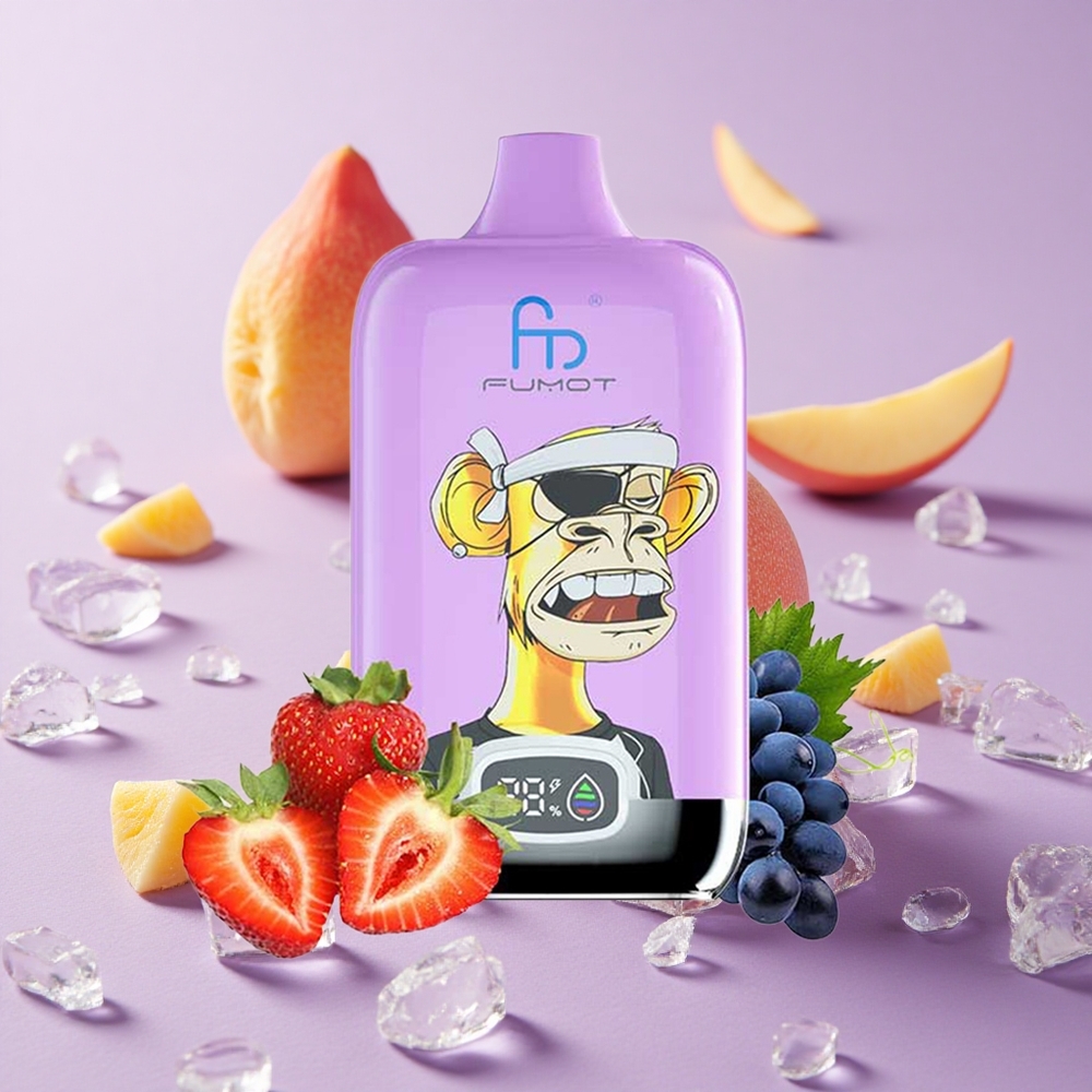 Mangue Glacée Fumot Tornado Digital Box 12000 Puffs 20ml 0% 2% 3% 5% Nicotine vente en gros Suisse