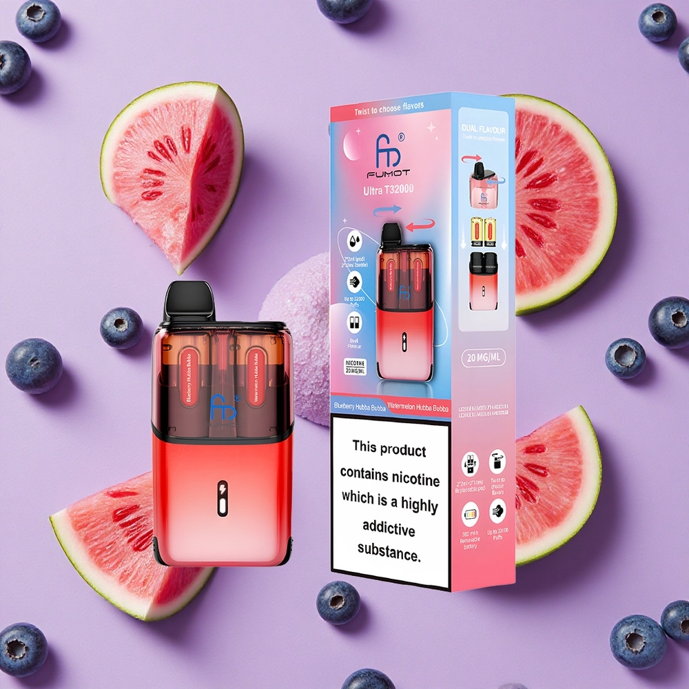 Bleuette Bubble Gum - Pastèque Bubble Gum Fumot Ultra T32000 32000 Puffs 24ml vente en gros Suisse