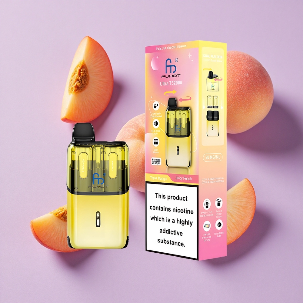 Mangue Juteuse-Pêche Fumot Ultra T32000 32000 Puffs 24ml vente en gros Suisse