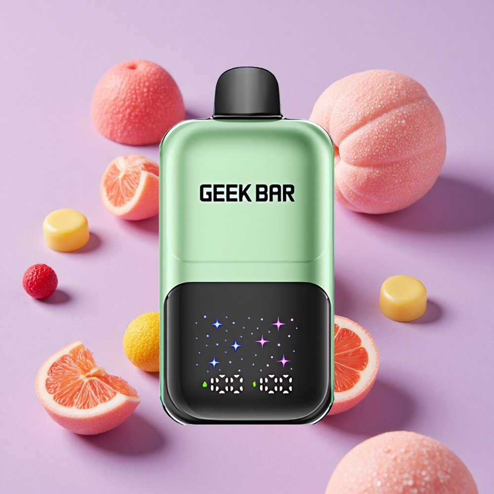 Bonbons Aigres & Fruits Aigres GEEK BAR 2GO 50000 Puffs Ecran Interactif vente en gros Suisse