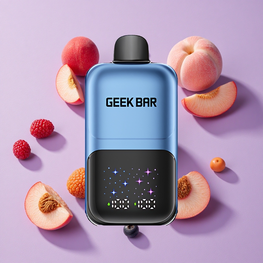Pêche & Baies GEEK BAR 2GO 50000 Puffs Double Réservoir vente en gros Suisse