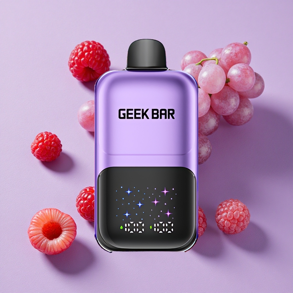 Raisin & Framboise GEEK BAR 2GO 50000 Puffs Écran Interactif vente en gros Suisse