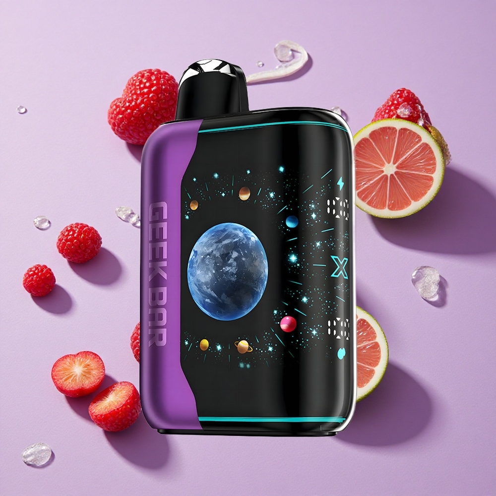 Baie Cerise Citron Vert GEEK BAR Platinum Edition 25000 Puffs Écran Dynamique 3D vente en gros Suisse