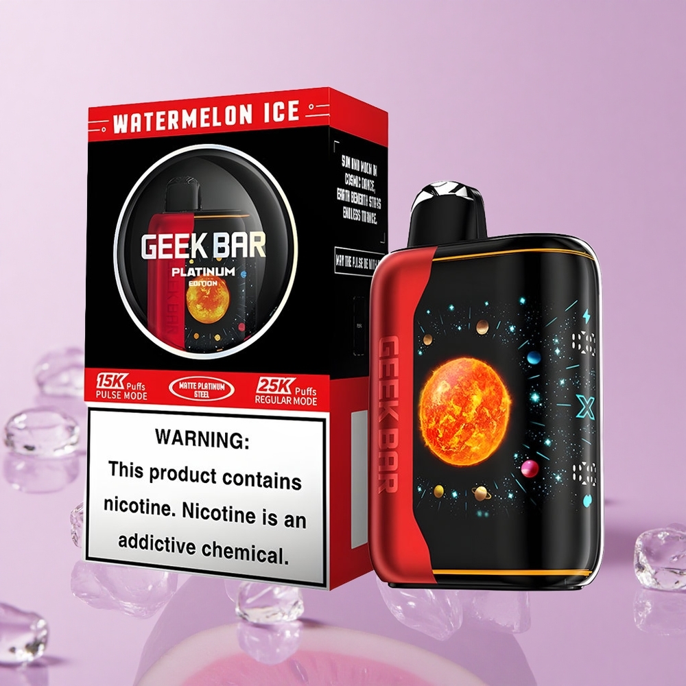 Pastèque Glacée GEEK BAR Platinum 25000 Puffs Recharge Rapide vente en gros Suisse