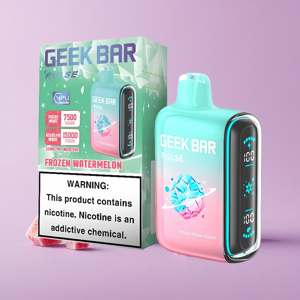 Gelée GEEK BAR Pulse 15000 Puffs 16ML 5% Nicotine vente en gros Suisse