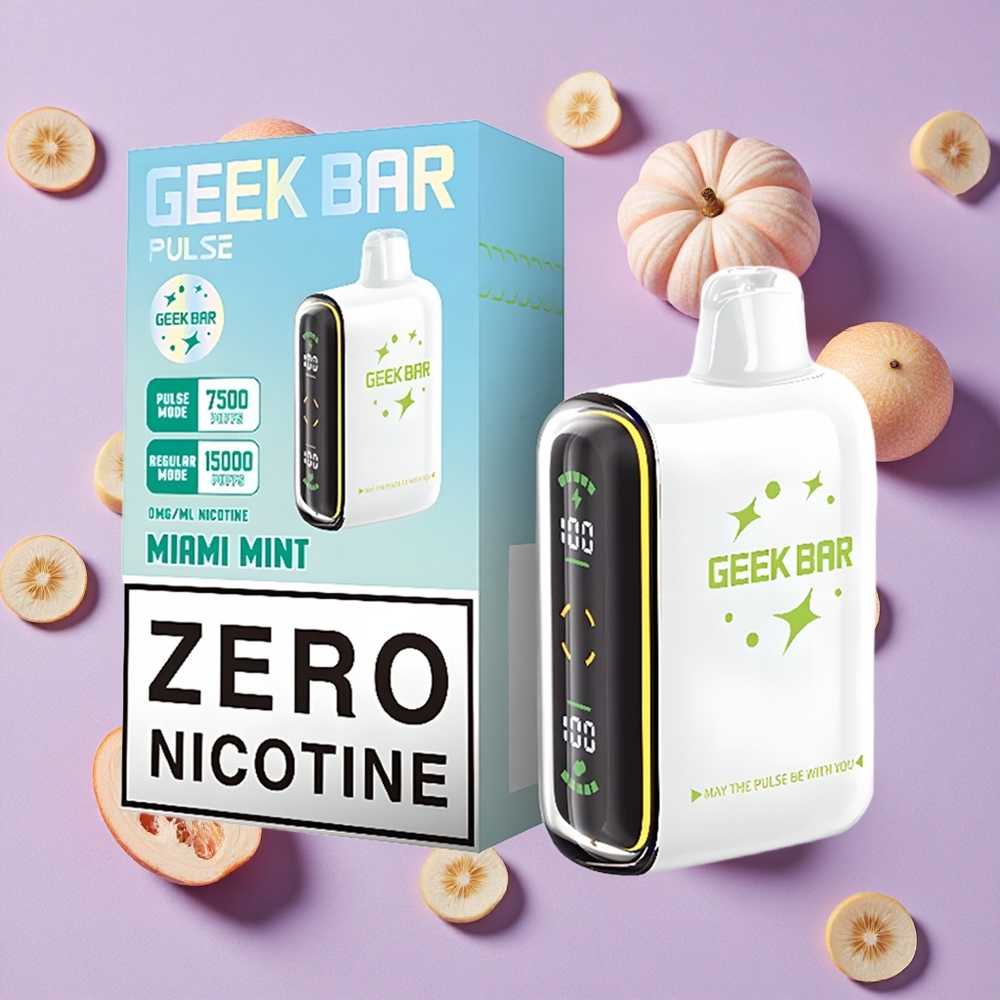 Menthe Fraîche GEEK BAR Pulse 15000 Puffs 16ML 5% Nicotine vente en gros Suisse