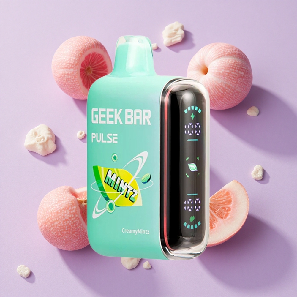 Menthe Geek Bar Pulse 15 000 Puffs 16ML et Airflow Réglable vente en gros Suisse