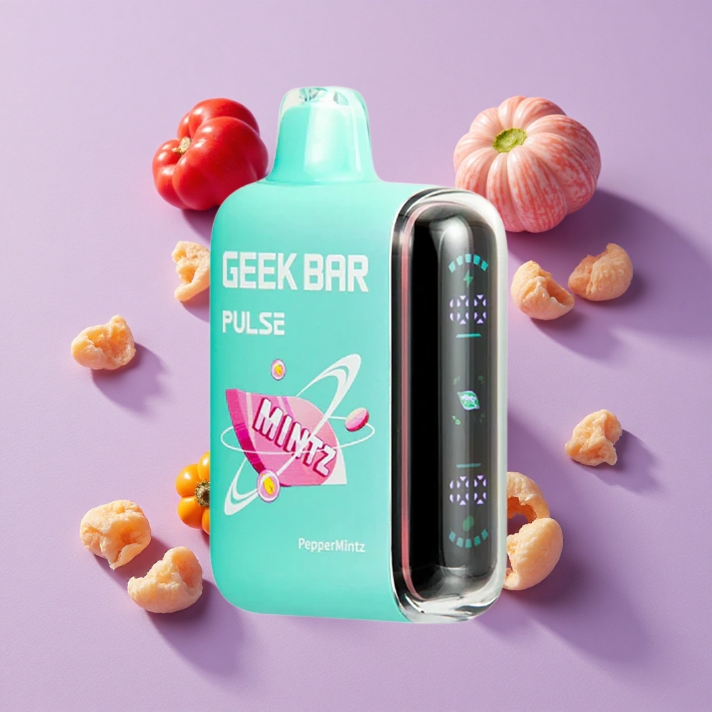Menthe Geek Bar Pulse 15 000 Puffs 16ML et Airflow Réglable vente en gros Suisse