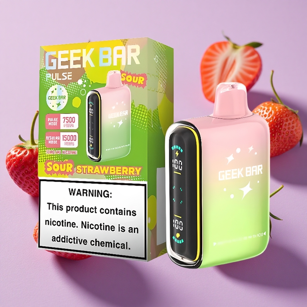 Sour Geek Bar Pulse 15000 Puffs 16ML 5% Nicotine vente en gros Suisse