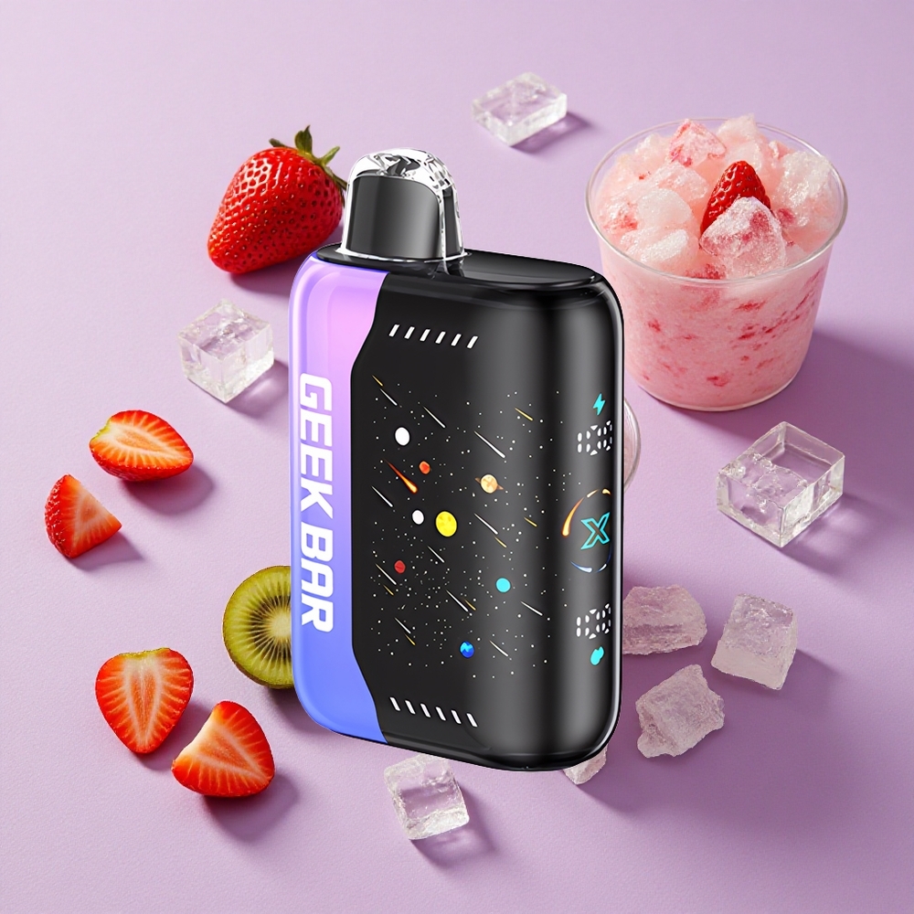 Fraise Kiwi Glacé GEEK BAR Pulse X 42K Puffs Écran Courbe vente en gros Suisse
