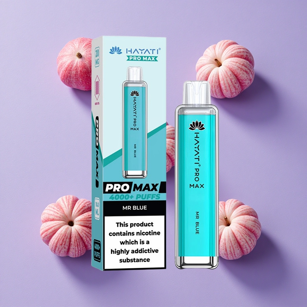 Bleu Hayati Pro Max 4000 Puffs Batterie Rechargeable vente en gros Suisse