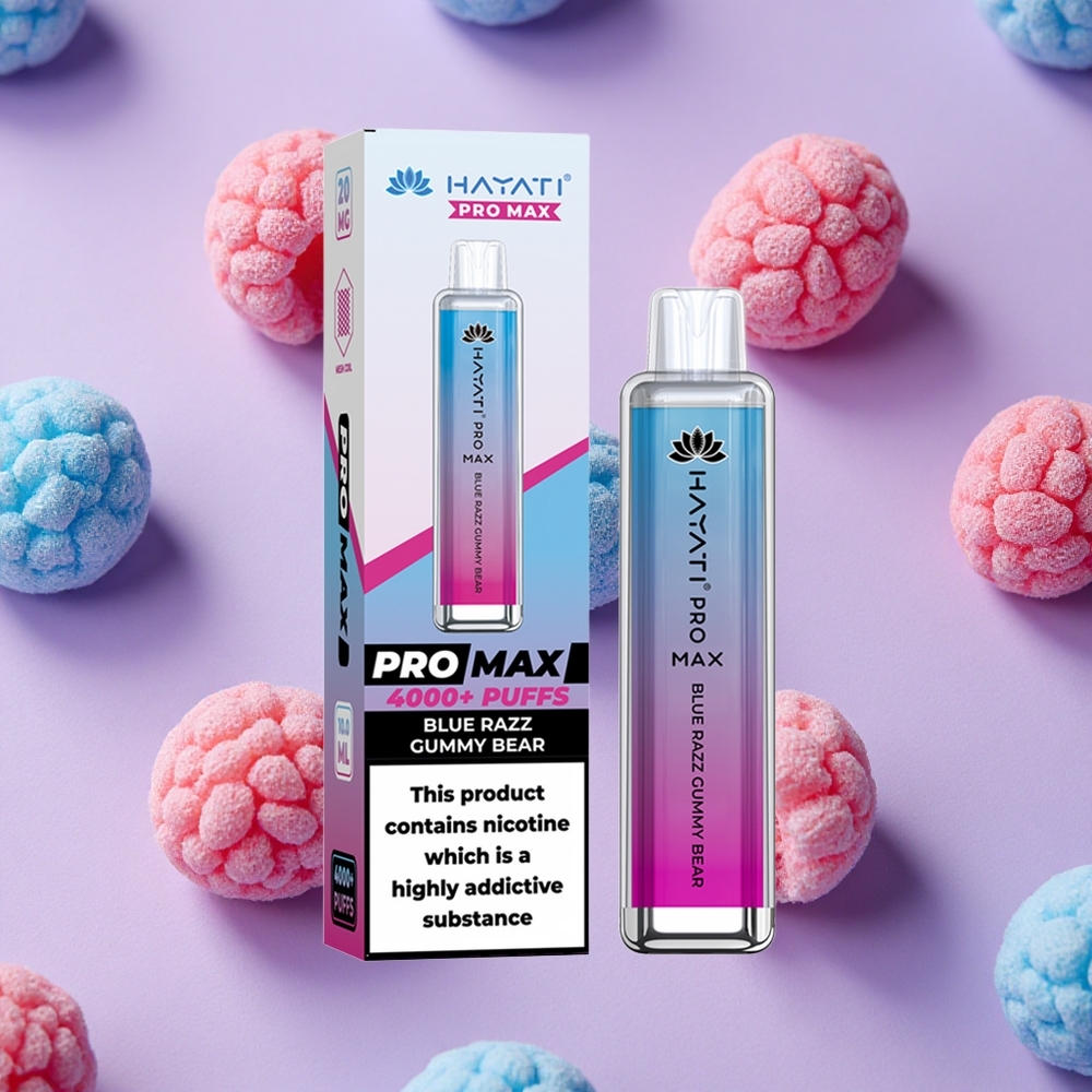 Bonbon Ourson Bleu Hayati Pro Max 4000 Puffs Rechargeable vente en gros Suisse