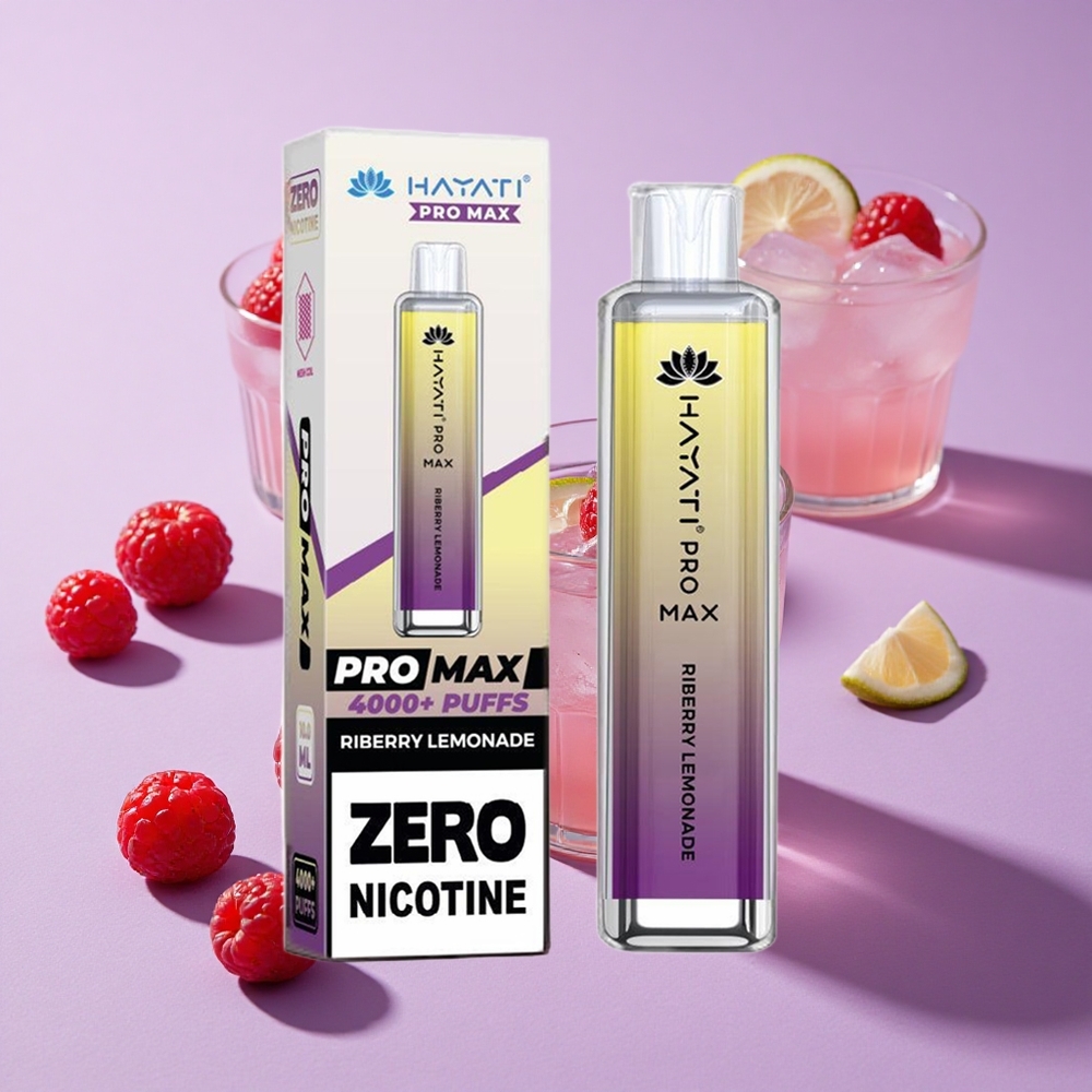 Citron Framboise Hayati Pro Max 4000 Puffs Rechargeable LED vente en gros Suisse