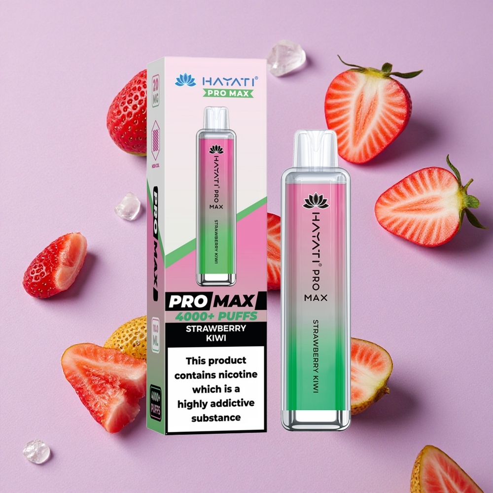 Fraise Kiwi Hayati Pro Max 4000 Puffs Batterie Rechargeable 1400mAh vente en gros Suisse