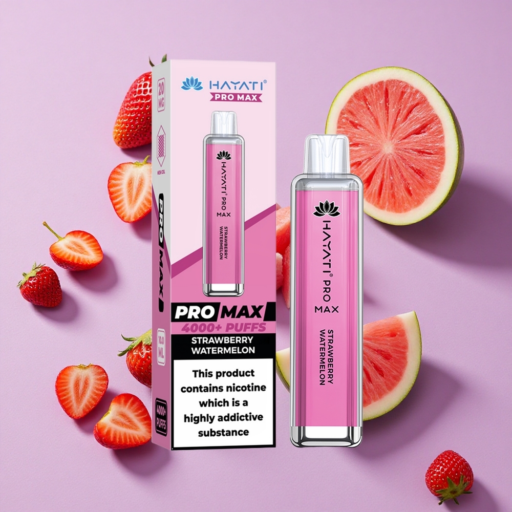 Fraise Pastèque Hayati Pro Max 4000 Puffs Rechargeable vente en gros Suisse