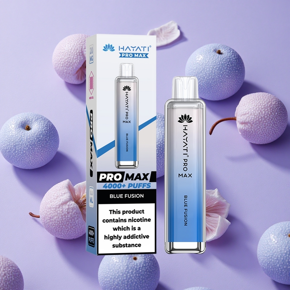 Fusion Bleue Hayati Pro Max 4000 Puffs Rechargeable vente en gros Suisse