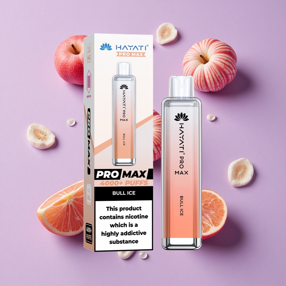 Glace de Taureau Hayati Pro Max 4000 Puffs Rechargeable vente en gros Suisse