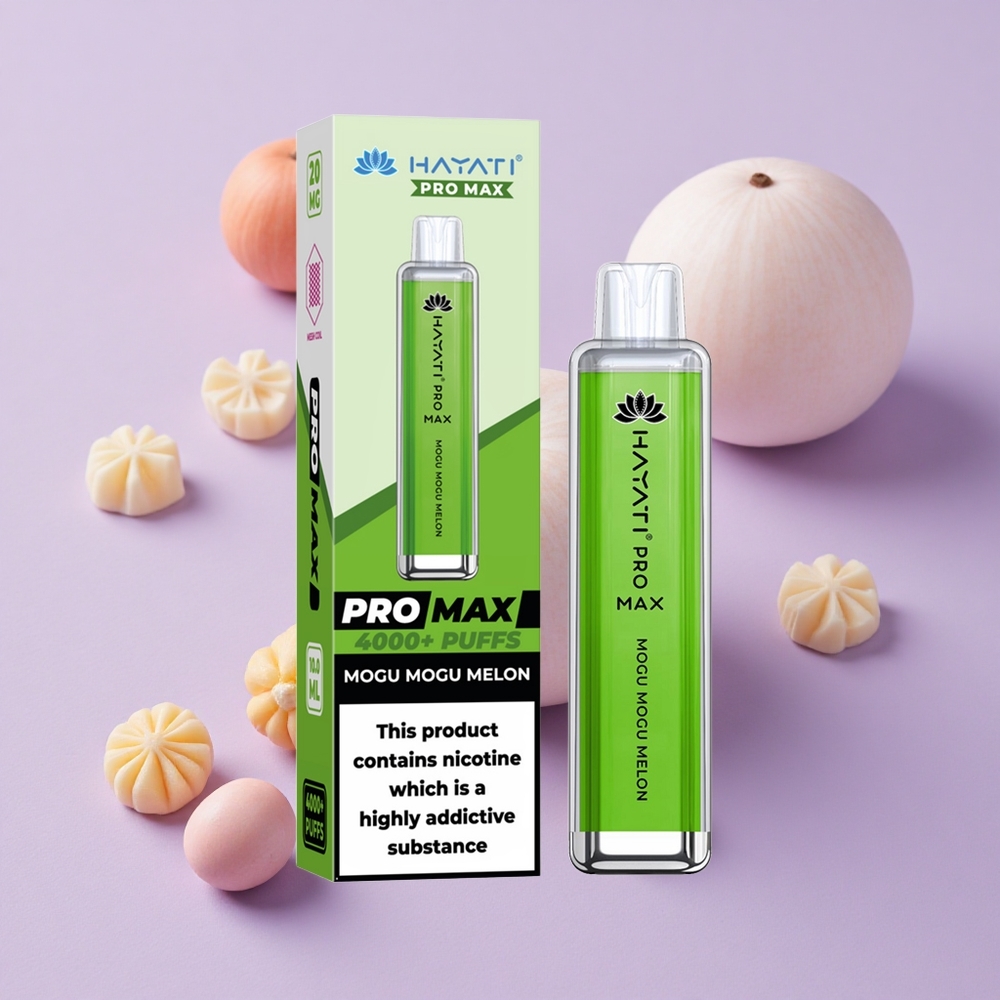 Melon Mogu Hayati Pro Max 4000 Puffs Rechargeable LED vente en gros Suisse
