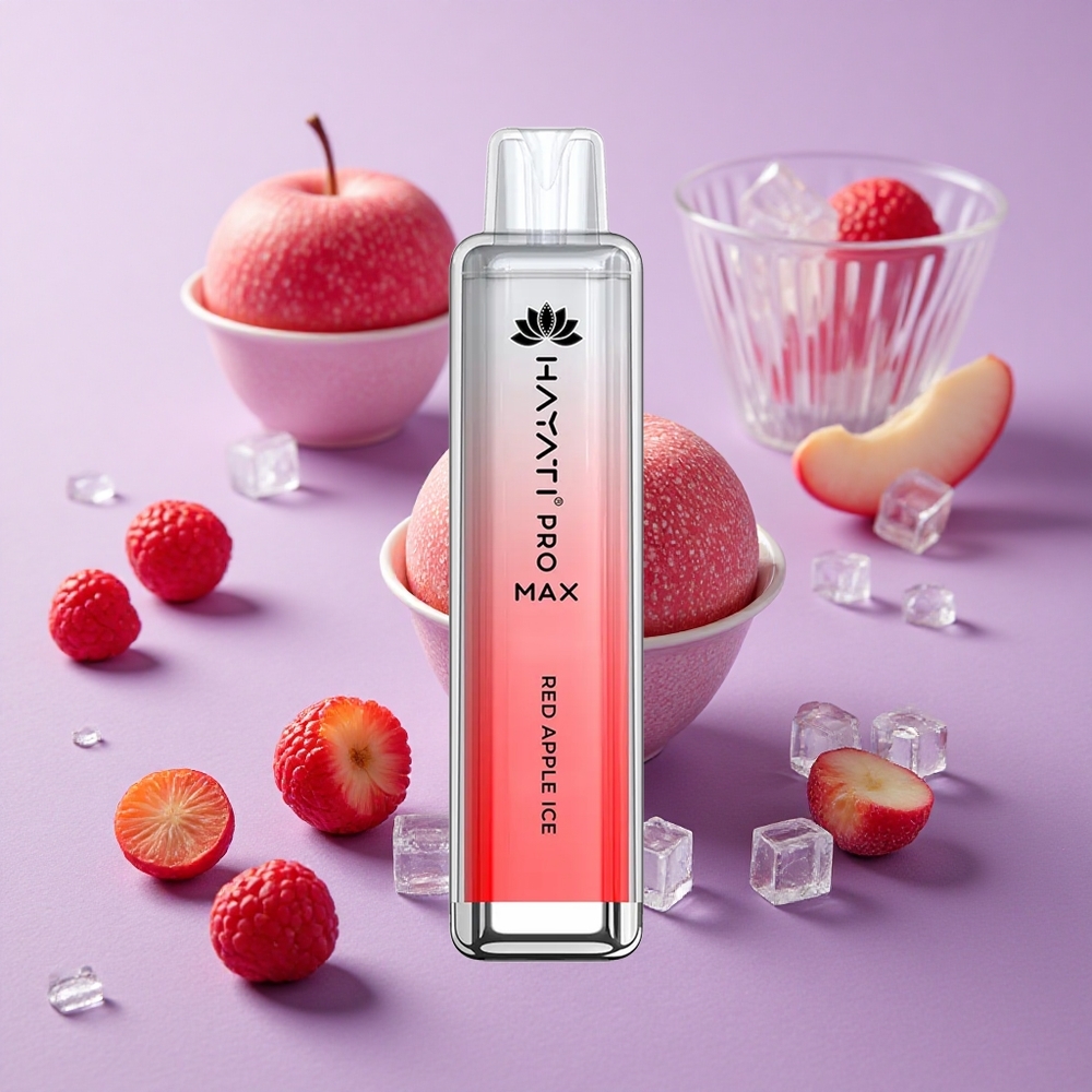 Pomme Rouge Glacée Hayati Pro Max 4000 Puffs Rechargeable vente en gros Suisse
