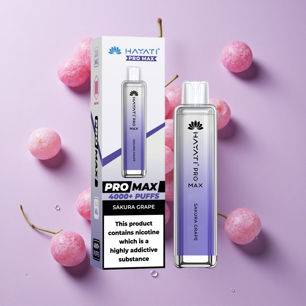 Raisin Cerise Hayati Pro Max 4000 Puffs Rechargeable 2ml vente en gros Suisse