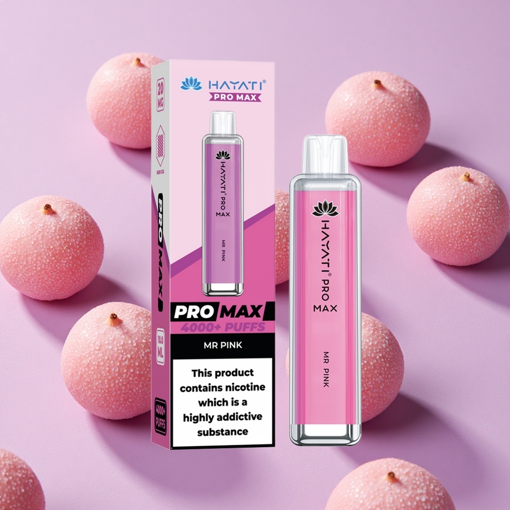 Rose Hayati Pro Max 4000 Puffs Rechargeable LED vente en gros Suisse