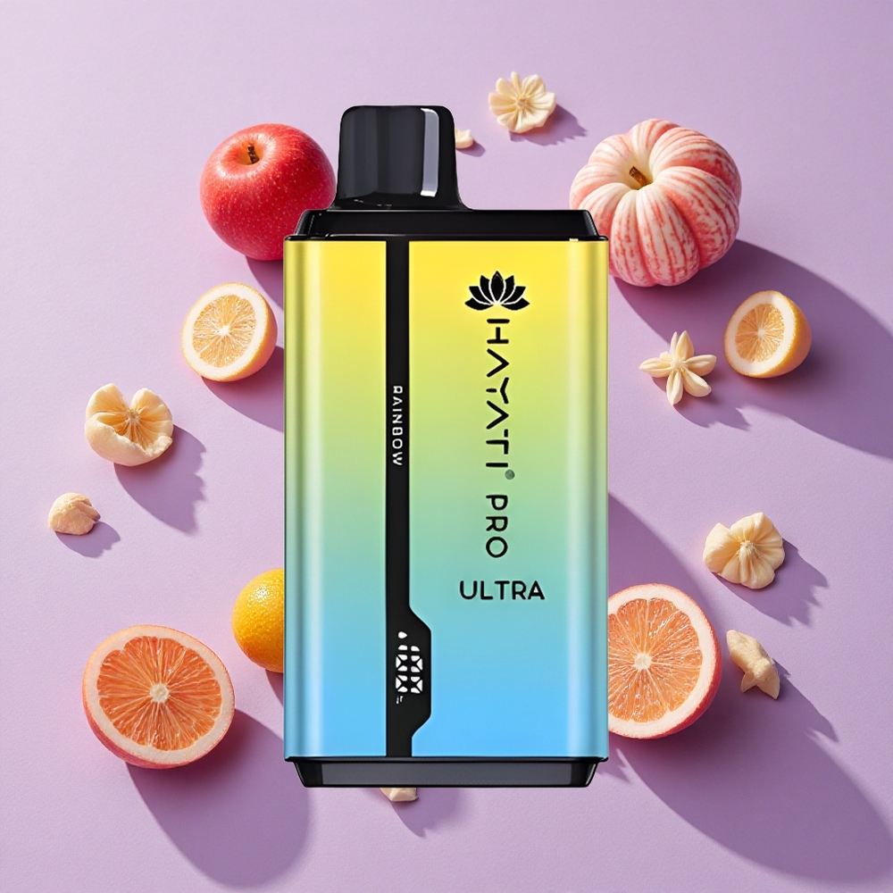 Arc-en-ciel Hayati Pro Ultra 15000 Puffs 12ml 2% de Nicotine vente en gros Suisse