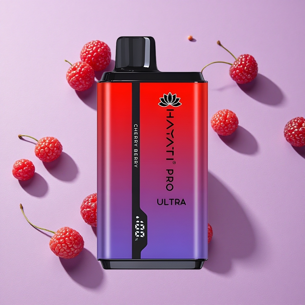 Cerise Baie Hayati Pro Ultra 15000 Puffs 2 12ml 2% de Nicotine vente en gros Suisse