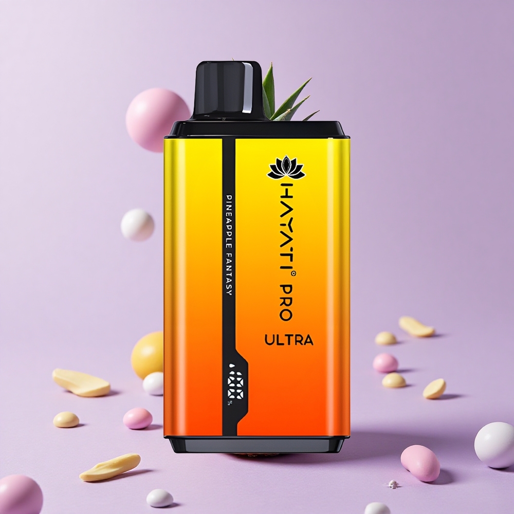 Fantaisie Ananas Hayati Pro Ultra 15000 Puffs 2 12ml 2% de Nicotine vente en gros Suisse