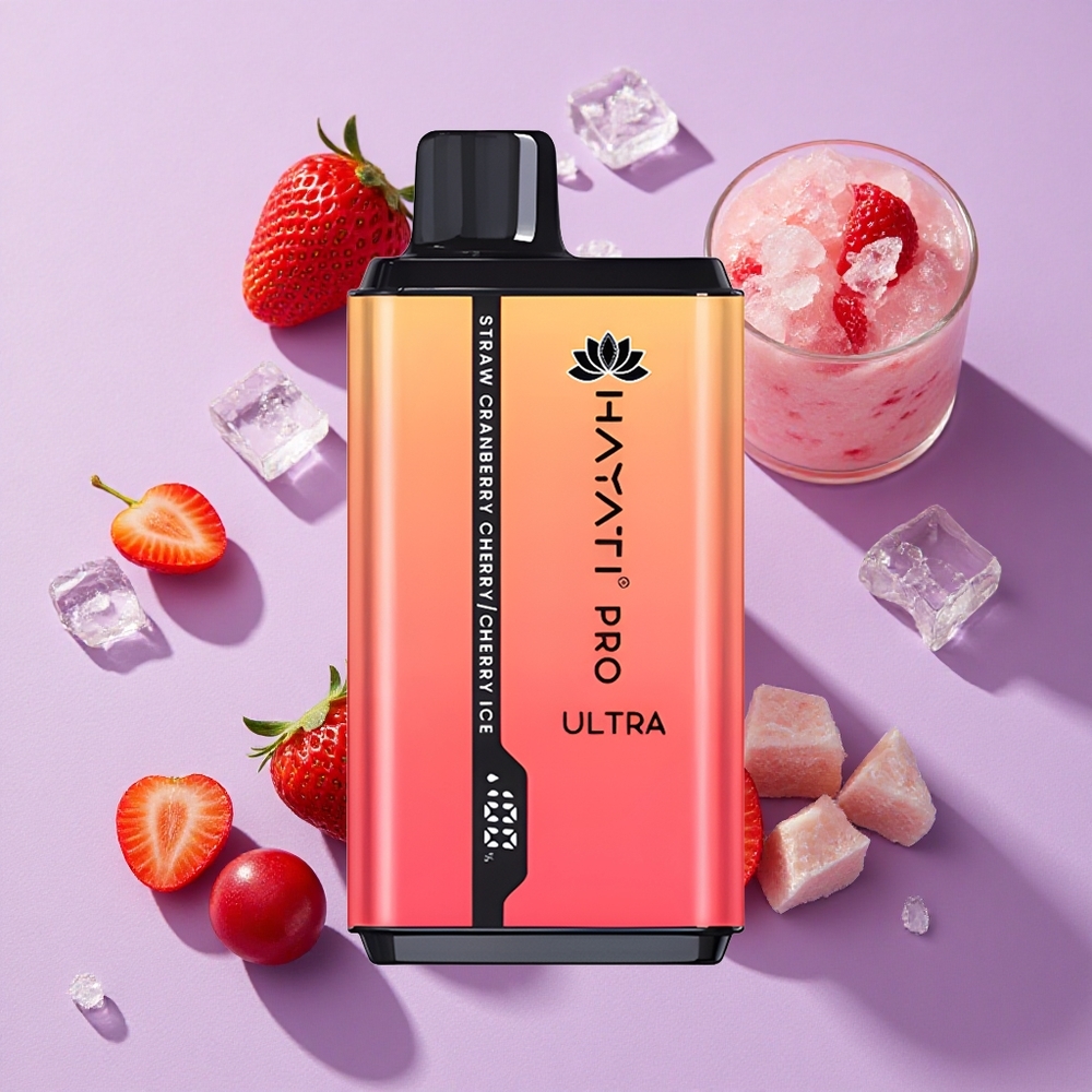 Fraise Canneberge Cerise-Glace-Hayati-Pro-Ultra-15000-Puffs-850mAh-24ml-vente en gros Suisse
