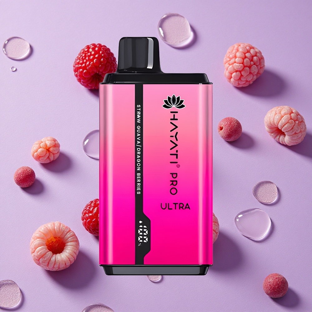 Fraise Goyave Hayati Pro Ultra 15000 Puffs 2 12ml 2% de Nicotine vente en gros Suisse