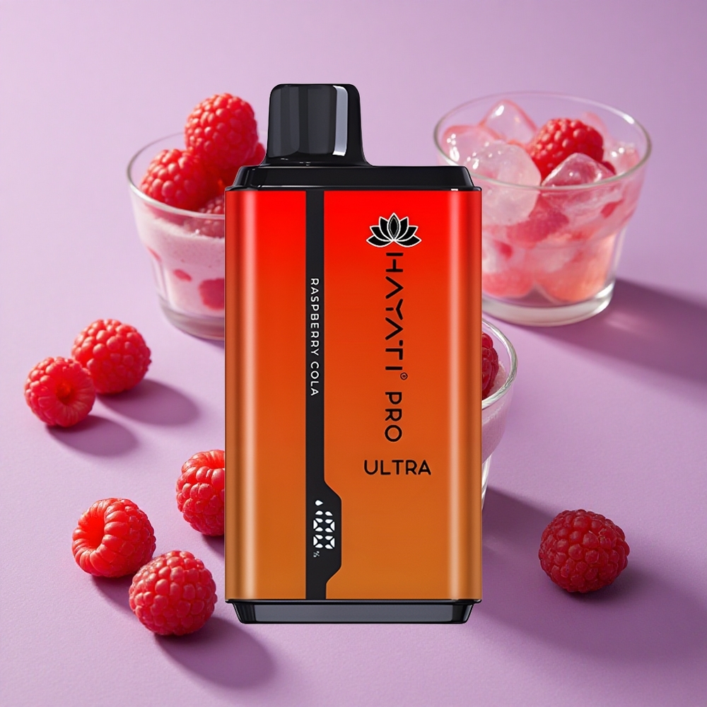 Framboise Cola Hayati Pro Ultra 15000 Puffs 2 12ml 2% de Nicotine vente en gros Suisse