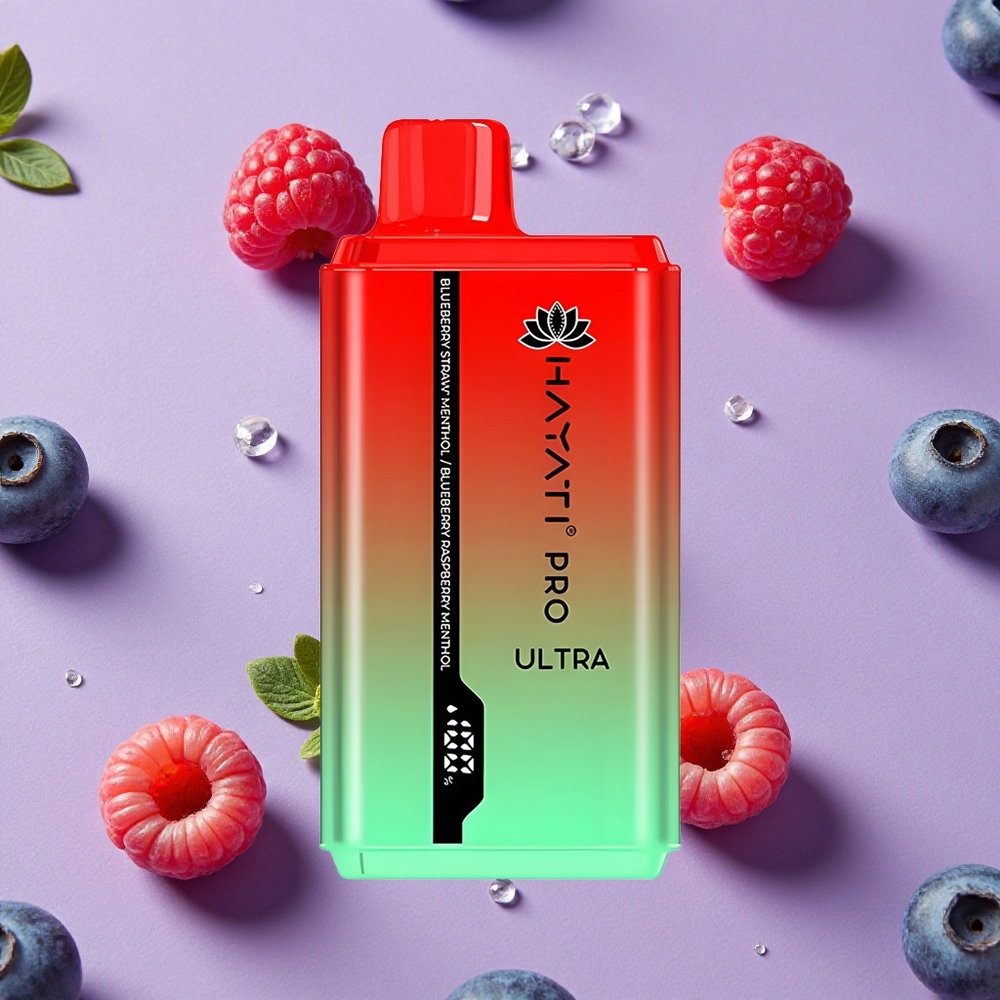 Myrtille Fraise Menthe Hayati Pro Ultra 15000 Puffs 2 12ml 2% de Nicotine vente en gros Suisse