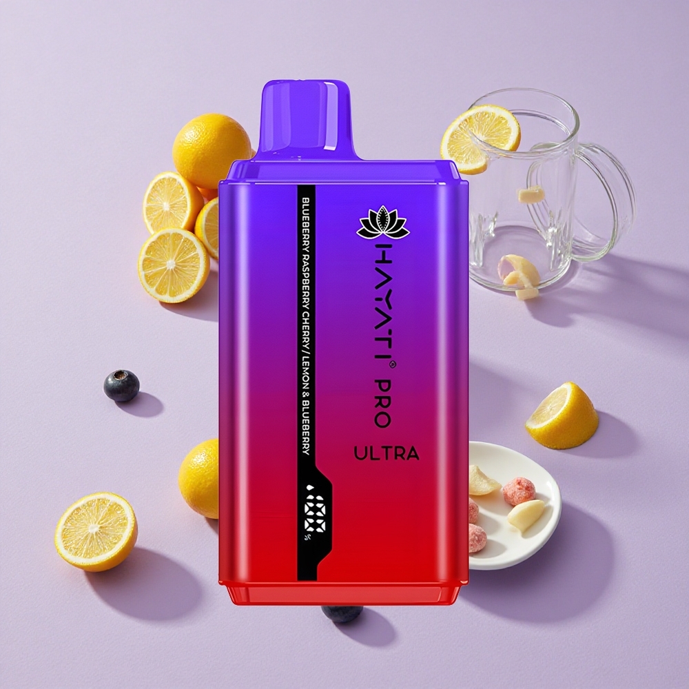 Myrtille Framboise Cerise Hayati Pro Ultra 15000 Puffs 2 12ml 2% de Nicotine vente en gros Suisse