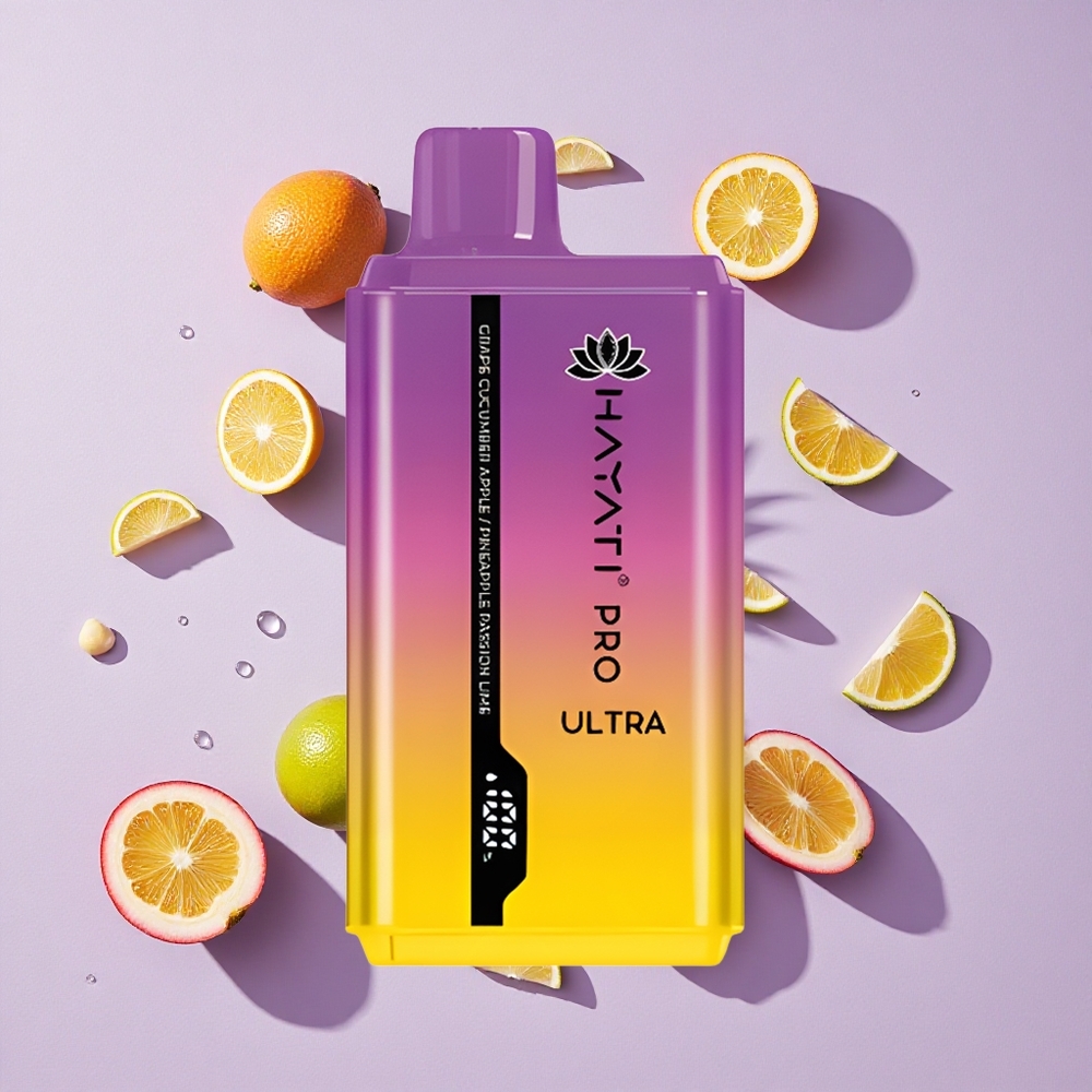 Raisin Concombre Pomme Hayati Pro Ultra 15000 Puffs 2 12ml 2% de Nicotine vente en gros Suisse