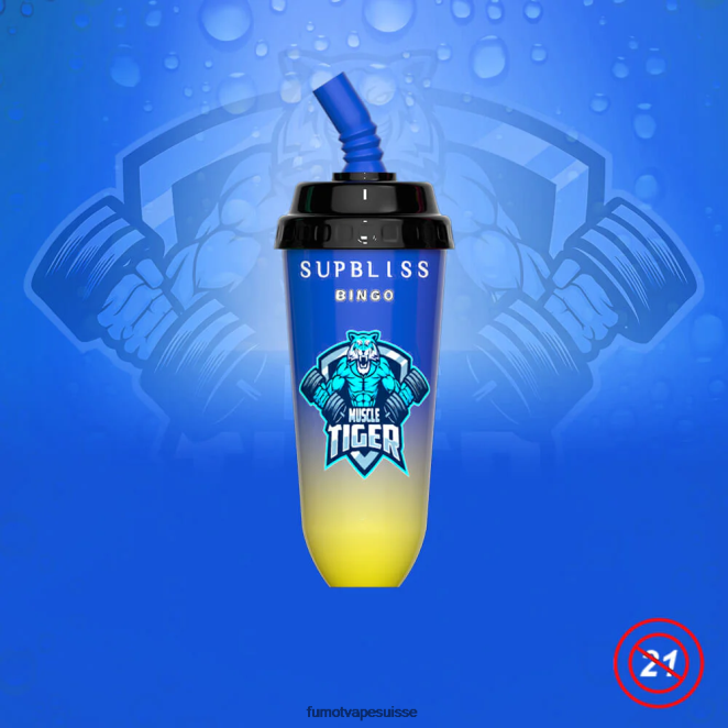 Fumot Supbliss Bingo Appareil à dosettes jetables 8000 - 16 ml (1 pièce) 24LD396 limonade cerise-pêche - Fumot Puff
