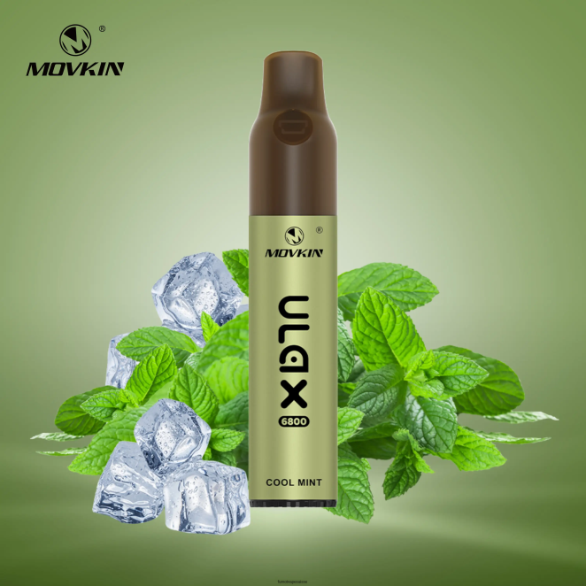 Fumot Movkin Ulax Vape jetable 6800, bobine en céramique - 8 ml (1 pièce) 24LD328 fraise-kiwi - Fumot Vape Sale