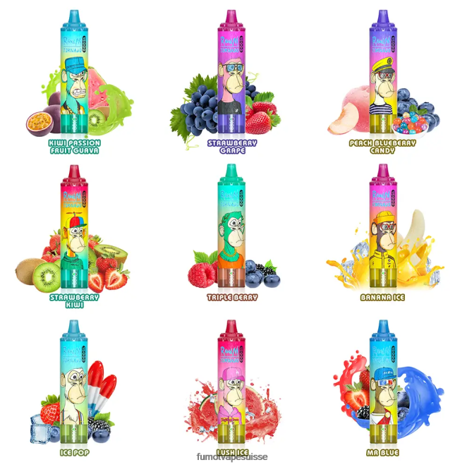 Fumot Tornado 15000 vape jetable - 25ml (1 pièce) 24LD187 limonade aux fraises et à la pastèque - Fumot Puff Avis