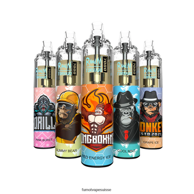 Fumot Tornado Stylo vape jetable 7000 0% - 14 ml (1 pièce) 24LD550 vimto écraser - Fumot Vape Price