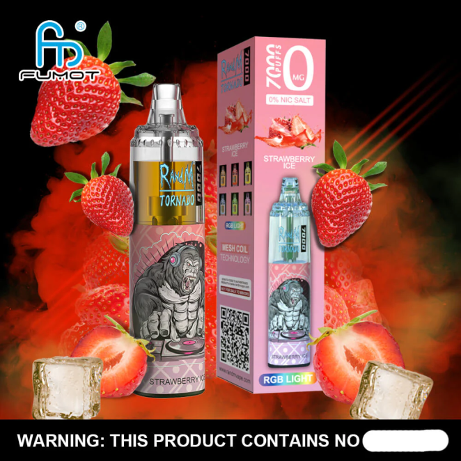 Fumot Tornado Stylo vape jetable 7000 0% - 14 ml (1 pièce) 24LD550 vimto écraser - Fumot Vape Price