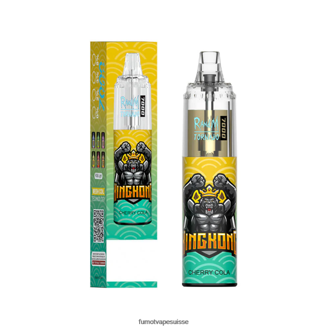 Fumot Tornado Stylo vape jetable 7000 - 14 ml (1 pièce) 24LD86 bonbons pêche-myrtille - Fumot Puff