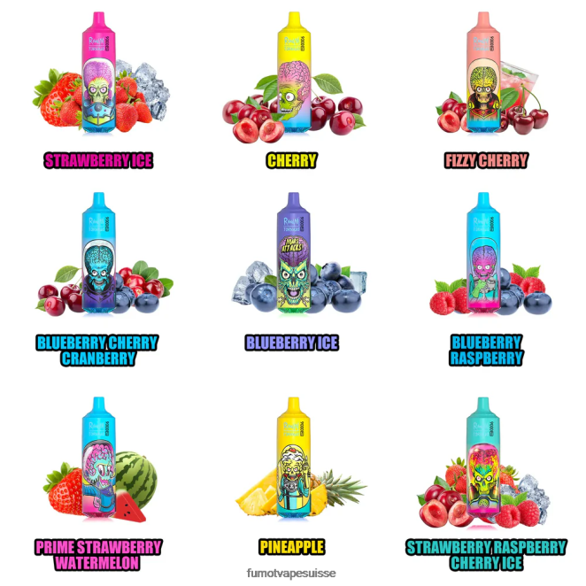 Fumot Tornado Vape jetable 9000 pro - 18 ml (1 pièce) 24LD199 raisin d\'aloès - Fumot Factory