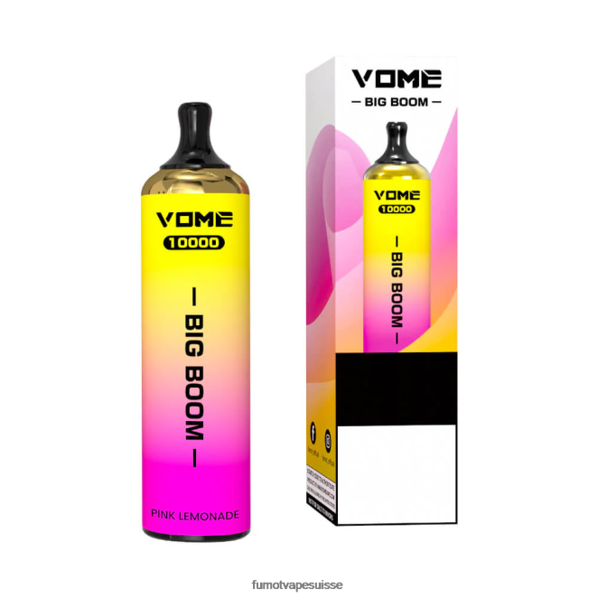 Fumot Vome Big Boom stylo vape jetable 10000 - 20ml (1 pièce) 24LD439 pastèque - Fumot Factory