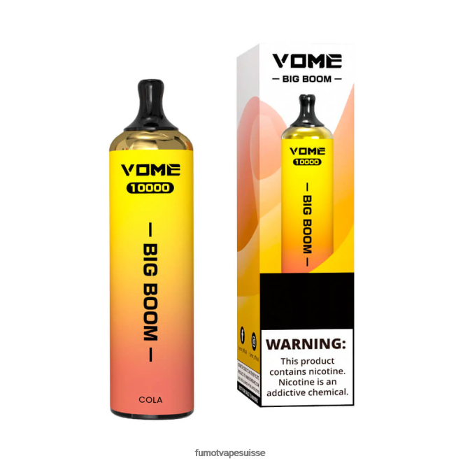 Fumot Vome Big Boom stylo vape jetable 10000 - 20ml (1 pièce) 24LD439 pastèque - Fumot Factory