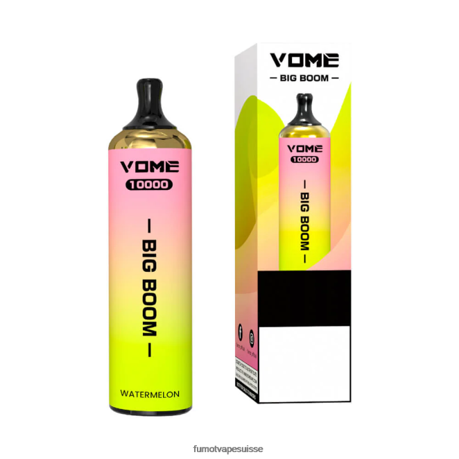 Fumot Vome Big Boom stylo vape jetable 10000 - 20ml (1 pièce) 24LD439 pastèque - Fumot Factory