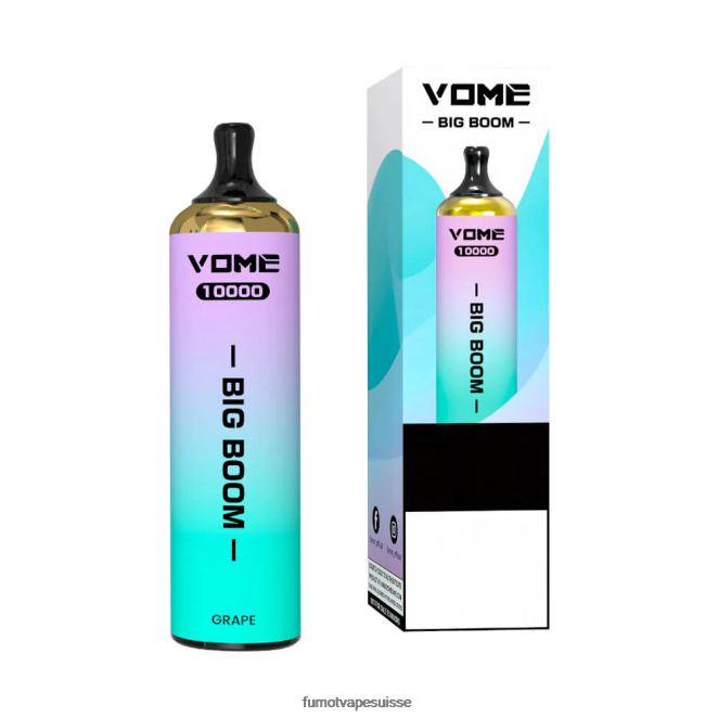 Fumot Vome Big Boom stylo vape jetable 10000 - 20ml (1 pièce) 24LD441 glace bleue - Fumot Suisse